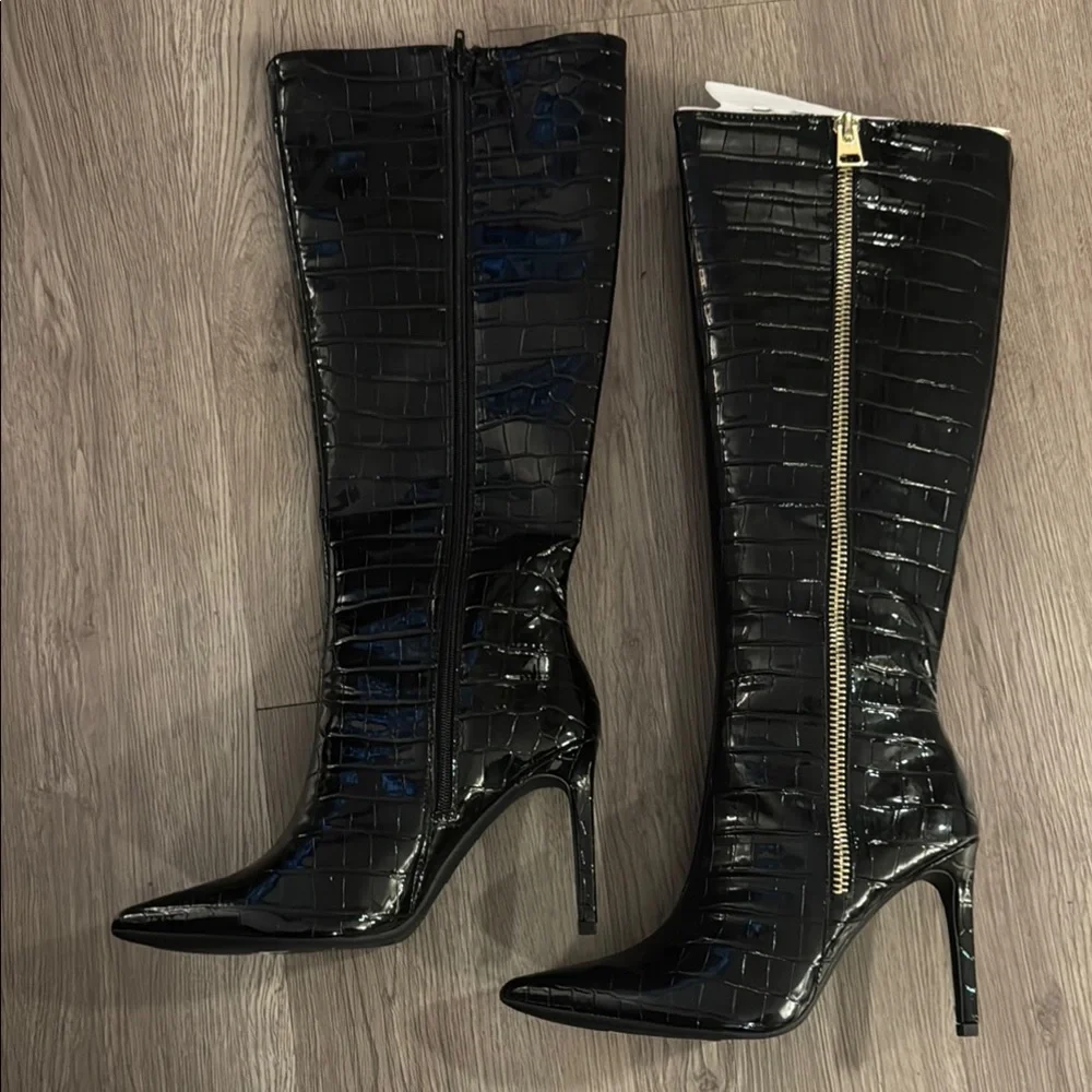 I.N.C. International Concepts Sabrinaa Zip Knee High Boots❣️BRAND NEW Sz 8M/8WC